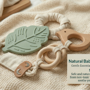 Natural Baby Teething Toys