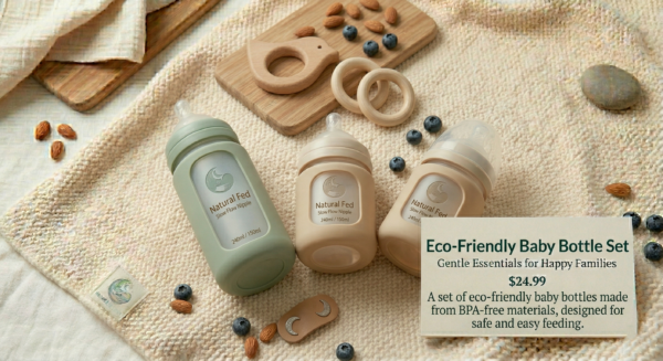Eco-Friendly Baby Bottle Set